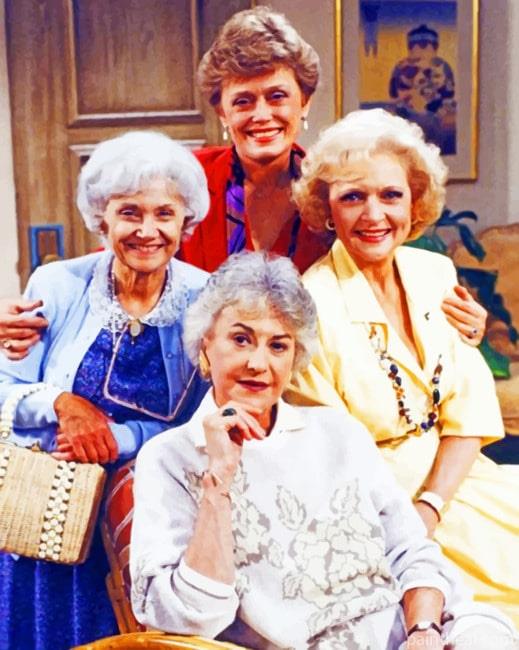 Cool Golden Girls Women Painting By Numbers Kits