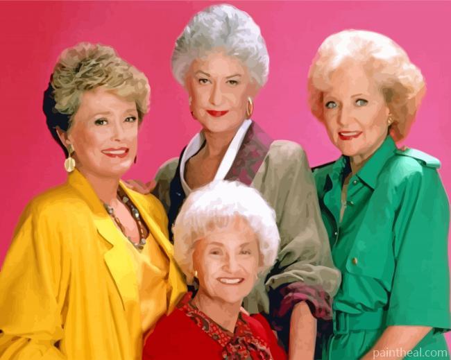 The Golden Girls Painting By Numbers Kits
