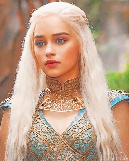 Daenerys Emilia Clarke Game Of Thrones NEW Painting By Numbers Kits