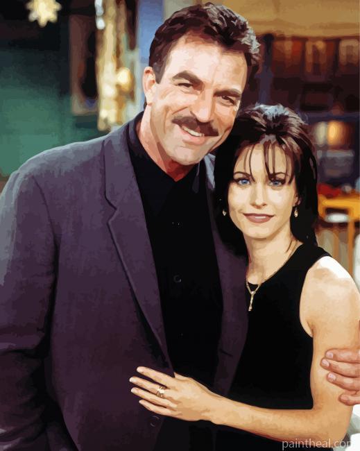 Tom Selleck And Courteney Cox Painting By Numbers Kits