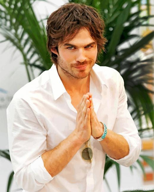 Ian somerhalder Actor Painting By Numbers Kits
