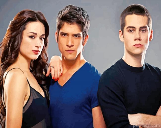 Teen Wolf Actors Painting By Numbers Kits