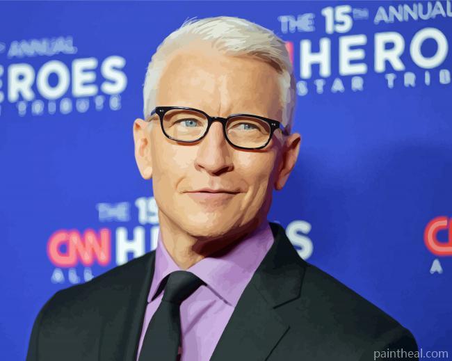 The American Broadcaster Anderson Cooper Painting By Numbers Kits