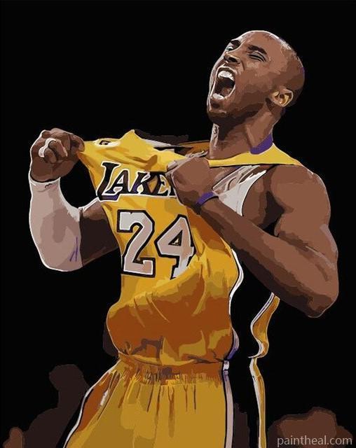 Kobe Bryant Celebrities Painting By Numbers Kits