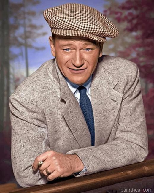 Classy John Wayne Painting By Numbers Kits