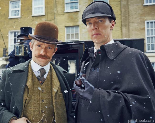 Sherlock And John Watson The Abominable Bride Painting By Numbers Kits