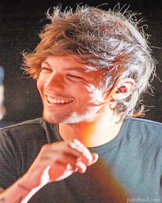 Louis Tomlinson Smiling NEW Painting By Numbers Kits