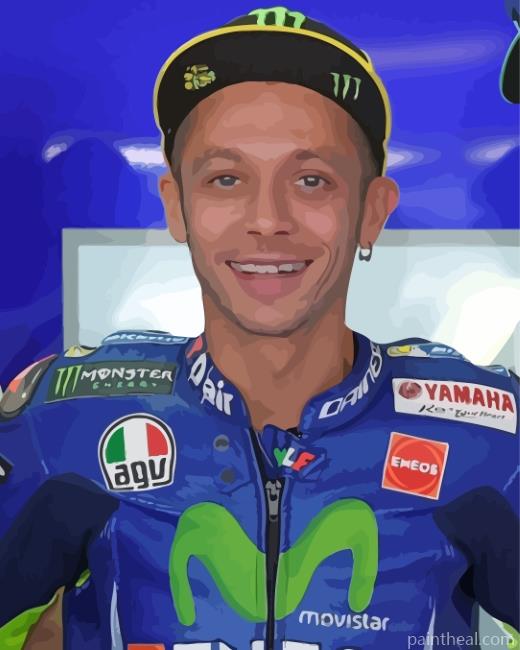 Valentino Rossi Painting By Numbers Kits