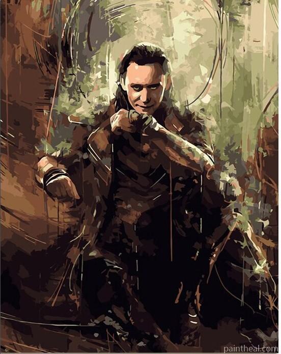 The Avengers Loki People Painting By Numbers Kits