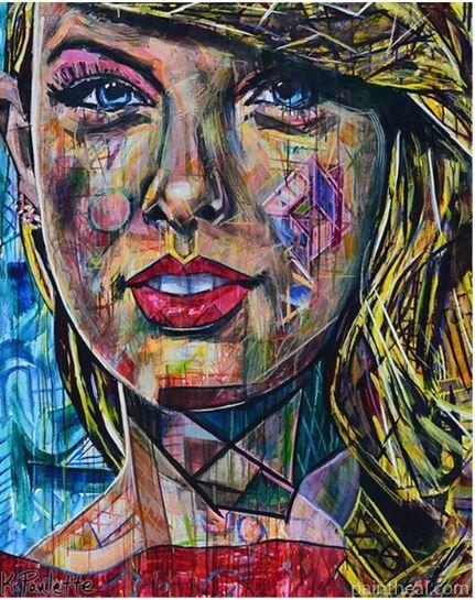 Colorful Taylor Swift People Painting By Numbers Kits