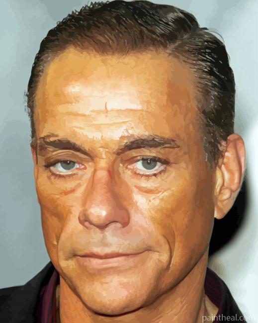Jean Claude Van Damme Actor Painting By Numbers Kits