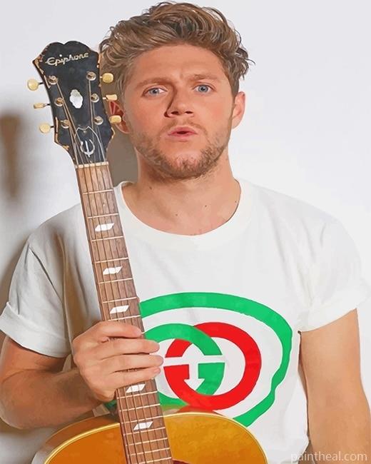Niall Horan Guitar Photoshoot NEW Painting By Numbers Kits