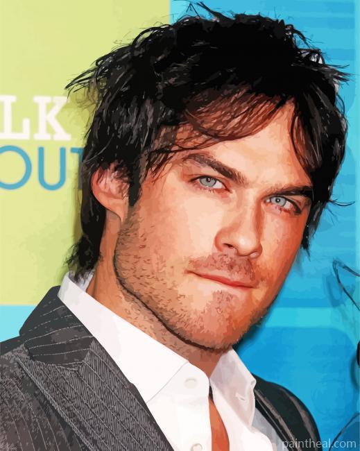 Actor Somerhalder Painting By Numbers Kits