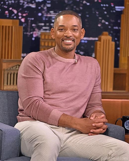 Will Smith in Tonight Show Starring Jimmy Fallon NEW Painting By Numbers Kits