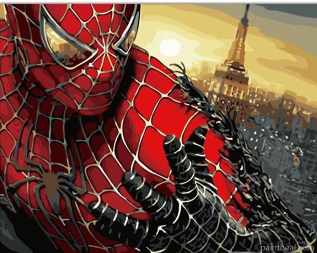 Spiderman People Painting By Numbers Kits
