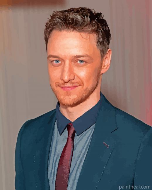 James Mcavoy Scottish Actor Painting By Numbers Kits