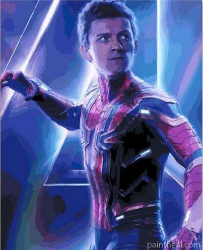 Tom Holland SpiderMan People Painting By Numbers Kits