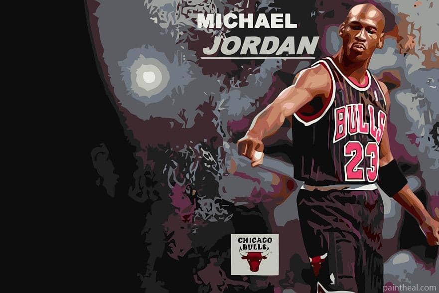 Michael Jordan Icon Sport Painting By Numbers Kits