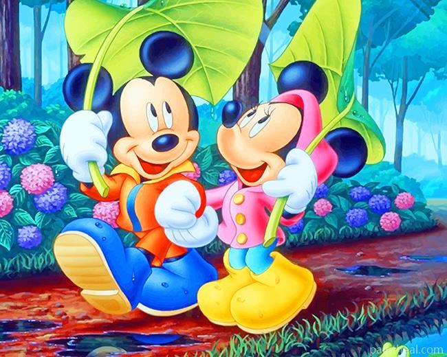 Mickey Mouse and Minnie NEW Painting By Numbers Kits