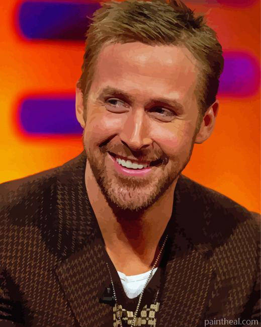 The Actor Ryan Gosling Painting By Numbers Kits