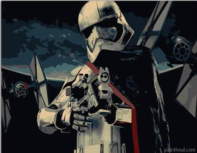 Captain Phasma People Painting By Numbers Kits
