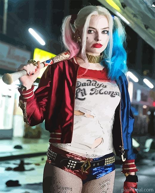 Harley Quinn suicide squad NEW Painting By Numbers Kits