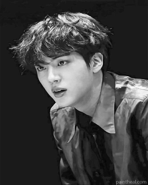 Jin BTS NEW Painting By Numbers Kits