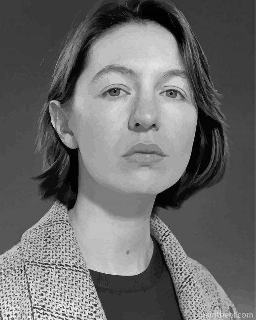 Black And White Sally Rooney Painting By Numbers Kits