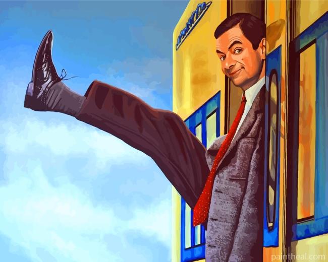 Mr Bean Painting By Numbers Kits
