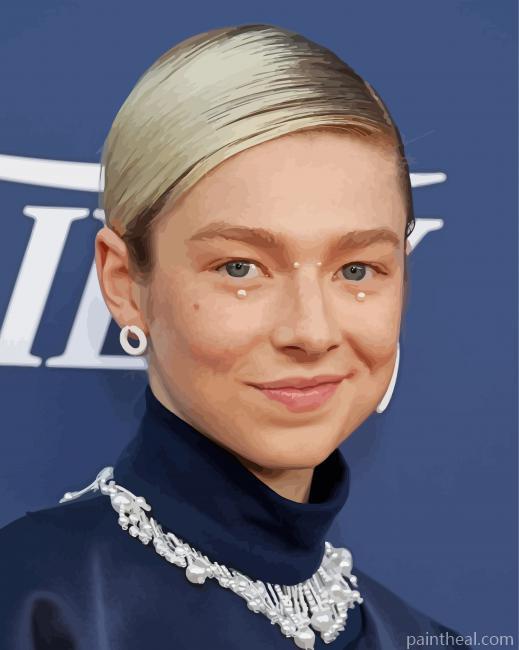 Beautiful American Model Hunter Schafer Painting By Numbers Kits
