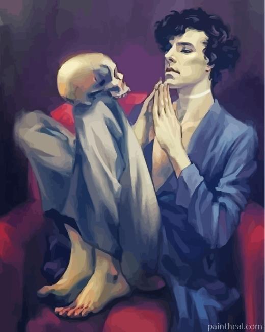 Sherlock Holmes Art Painting By Numbers Kits