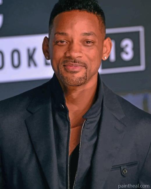 American Actor Will Smith Painting By Numbers Kits