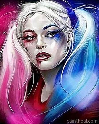 Harley Quinn Art Celebrities Painting By Numbers Kits