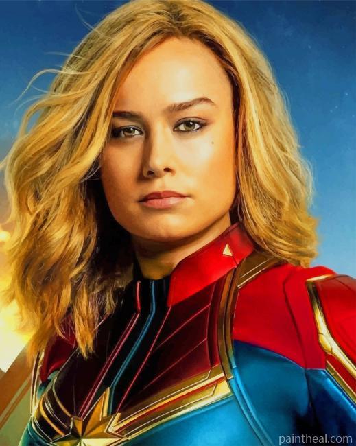 Captain Marvel NEW Painting By Numbers Kits