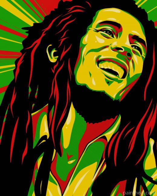 Bob Marley Art NEW Painting By Numbers Kits
