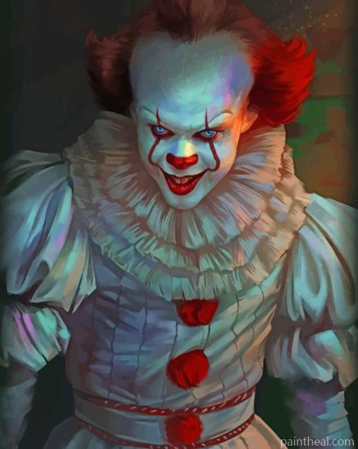 Pennywise Clown Painting By Numbers Kits