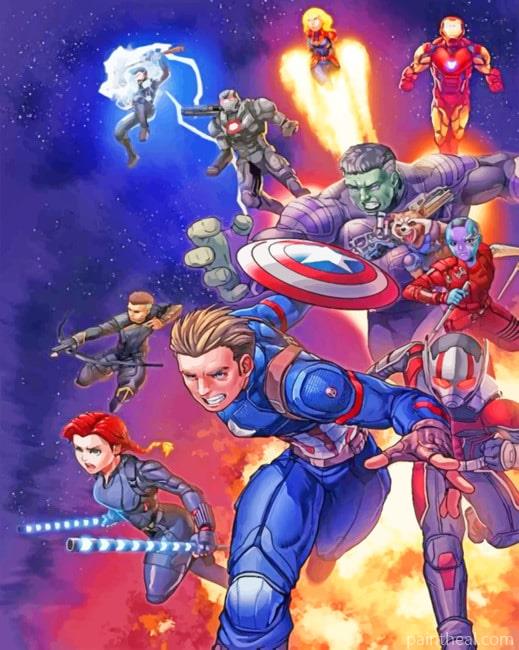 Avengers Heroes NEW Painting By Numbers Kits