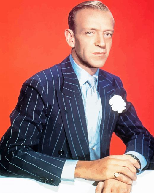 American Actor Fred Astaire Painting By Numbers Kits