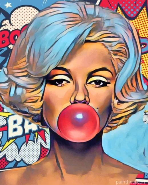 Pop Art Marilyn Monroe Painting By Numbers Kits