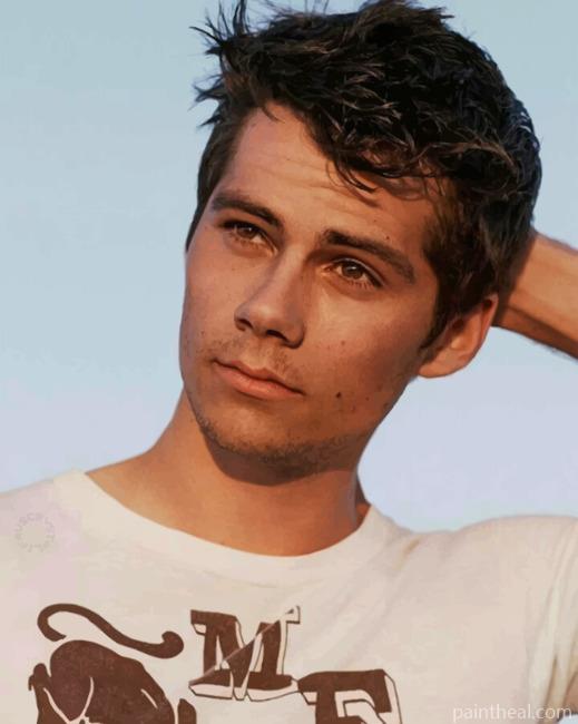 Handsome Dylan O Brien Painting By Numbers Kits