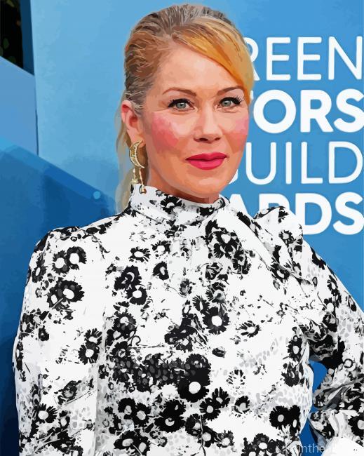 American Actress Christina Applegate Painting By Numbers Kits