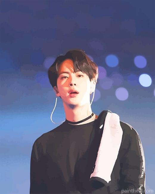 World Wide Handsome Jin BTS- NEW Painting By Numbers Kits