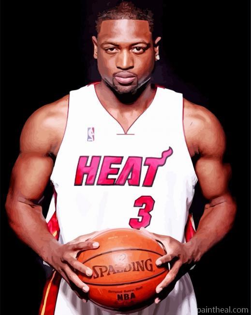 Dwyane Wade Basketball Painting By Numbers Kits