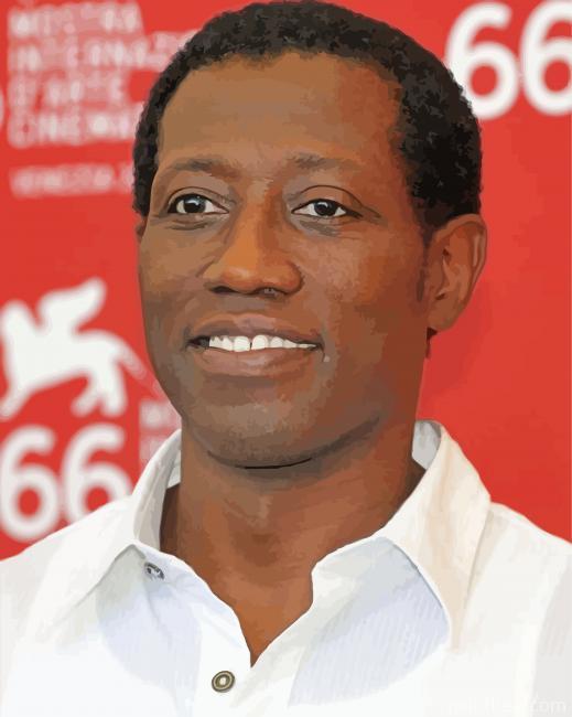 American Actor Wesley Snipes Painting By Numbers Kits