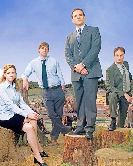 The office Sitcom NEW Painting By Numbers Kits