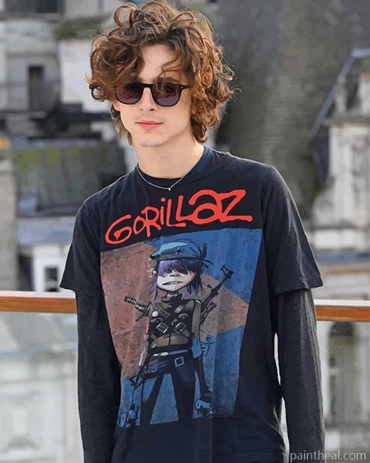 Stylish Timothee Chalamet NEW Painting By Numbers Kits