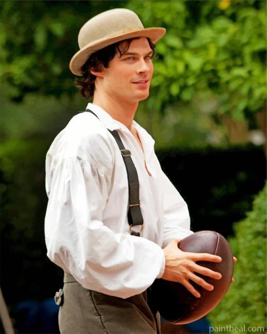 Handsome Ian Somerhalder Painting By Numbers Kits