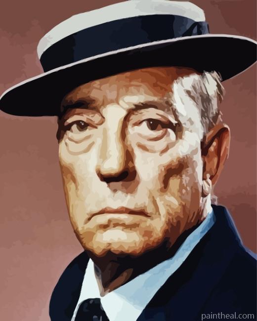 Old Buster Keaton Painting By Numbers Kits