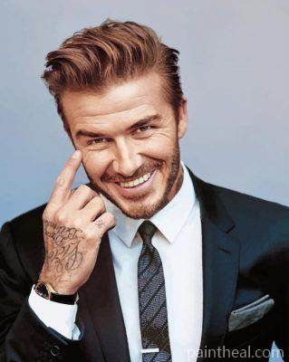 Classy Suit David Beckham Painting By Numbers Kits