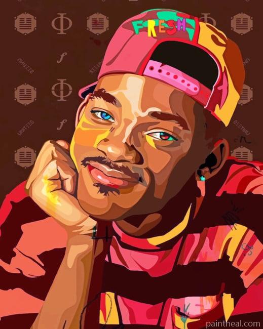 Will Smith Pop Art Painting By Numbers Kits